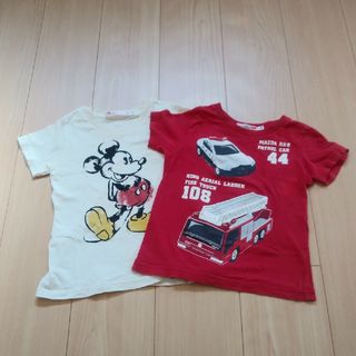 ユニクロ(UNIQLO)の半袖Tシャツ2枚セット☆サイズ100(Tシャツ/カットソー)