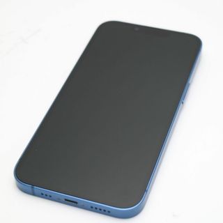 アイフォーン(iPhone)の新品同様 SIMフリー iPhone13 128GB ブルー M666(スマートフォン本体)