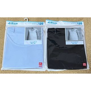 ユニクロ(UNIQLO)の【ユニクロ　エアリズム　メッシュタンクトップ　120 2枚セット】未開封品(下着)