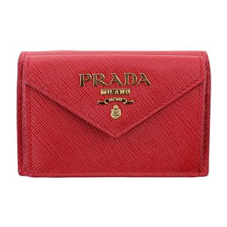 プラダ(PRADA)のプラダ 三つ折り財布 1MH021 QWA F068Z FUOCO フオーコ(財布)