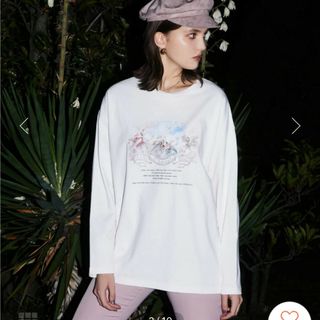 Angel art ロングスリーブTシャツ