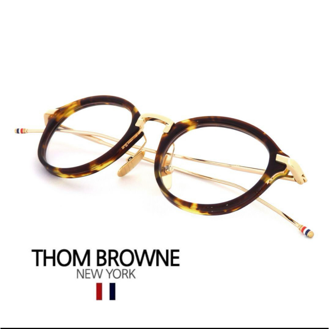 THOM BROWNE(トムブラウン)のトムブラウン thom brown 眼鏡 メガネ TORTOISE サングラス メンズのファッション小物(サングラス/メガネ)の商品写真