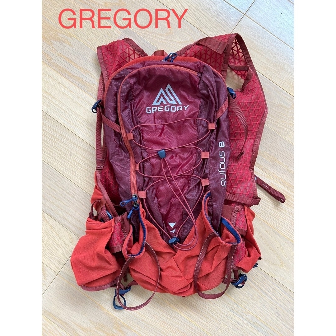 Gregory(グレゴリー)の グレゴリー GREGORY ルーファス 8 トレイルランニング レッド メンズのバッグ(バッグパック/リュック)の商品写真