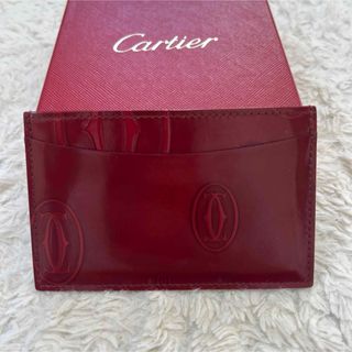 Cartier - なかなか綺麗！Cartierカルティエ ハッピーバースデー パスケース ボルドー