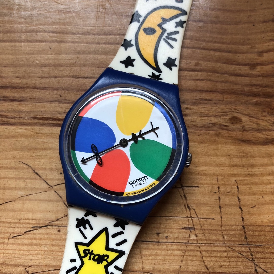 swatch(スウォッチ)のswatch スウォッチ 90s 腕時計 カステルバジャックデザイン 電池切れ メンズの時計(腕時計(アナログ))の商品写真