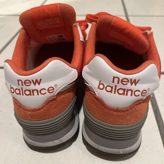 ニューバランス(New Balance)のニューバランス NEW BALANCE 574 オレンジ スニーカー(スニーカー)