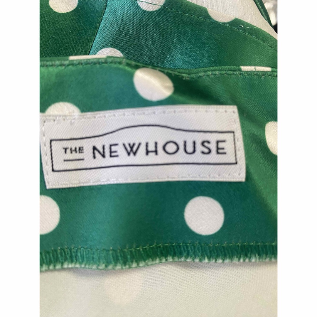 Ron Herman(ロンハーマン)のTHE NEWHOUSE CARNOT SKIRT サテンドットスカート レディースのスカート(ひざ丈スカート)の商品写真