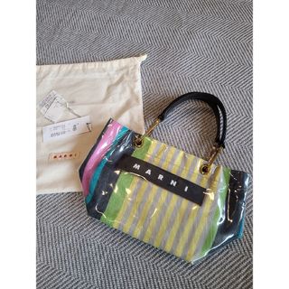 マルニ(Marni)のMARNI マルニ　ハンドバッグ　グロッシーグリップ　マルチ　保存袋付き(トートバッグ)