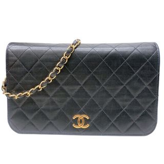 シャネル(CHANEL)の　シャネル CHANEL チェーンショルダーバッグ ブラック/GD金具 ラム/GD金具 レディース ショルダーバッグ(ショルダーバッグ)