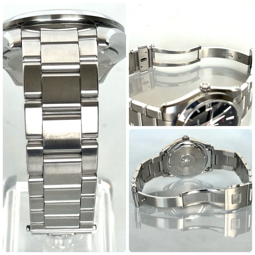 Grand Seiko(グランドセイコー)の【美品】グランドセイコー　ヘリテージコレクション　GMT　SBGN013　9F86-0AF0　クォーツ　デイト表示　黒 メンズの時計(腕時計(アナログ))の商品写真