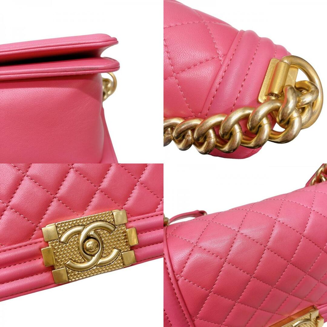 CHANEL(シャネル)の　シャネル CHANEL ボーイシャネル20 A67085 ピンク/GD金具 ラムスキン レディース ショルダーバッグ レディースのバッグ(ショルダーバッグ)の商品写真