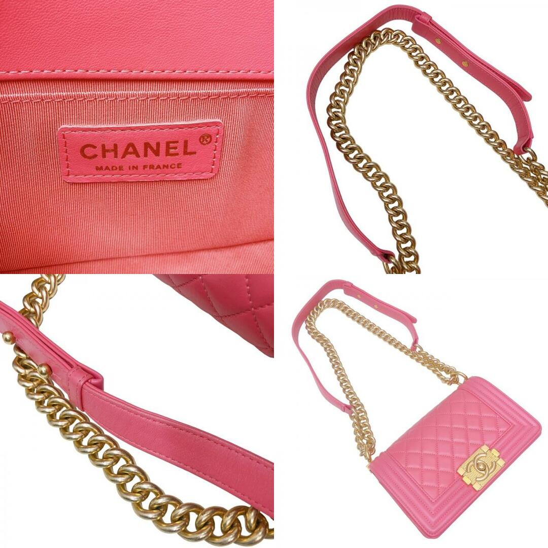 CHANEL(シャネル)の　シャネル CHANEL ボーイシャネル20 A67085 ピンク/GD金具 ラムスキン レディース ショルダーバッグ レディースのバッグ(ショルダーバッグ)の商品写真