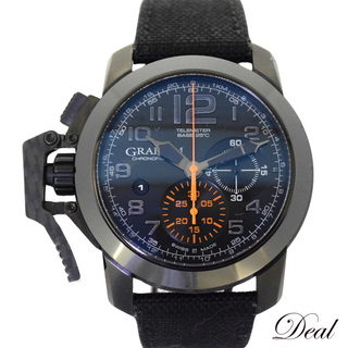 グラハム(GRAHAM)のGRAHAM グラハム  クロノファイター オーバーサイズ ブラックフォレスト  2CCAU.B01A.T12N  メンズ 腕時計(腕時計(アナログ))