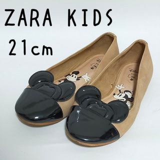 ザラキッズ(ZARA KIDS)のザラ ZARA KIDS ミッキー ミニー ディズニー パンプス 33 21㎝(長靴/レインシューズ)