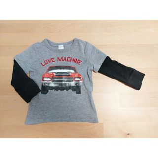 ギャップ(GAP)のGAP　重ね着風ロンT　車柄(Ｔシャツ)