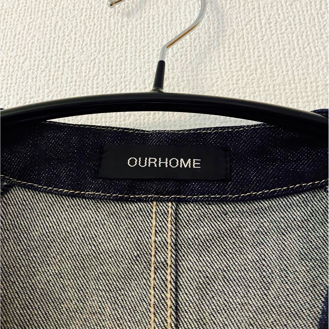 きれいめデニムジャケット　OURHOME メンズのジャケット/アウター(Gジャン/デニムジャケット)の商品写真