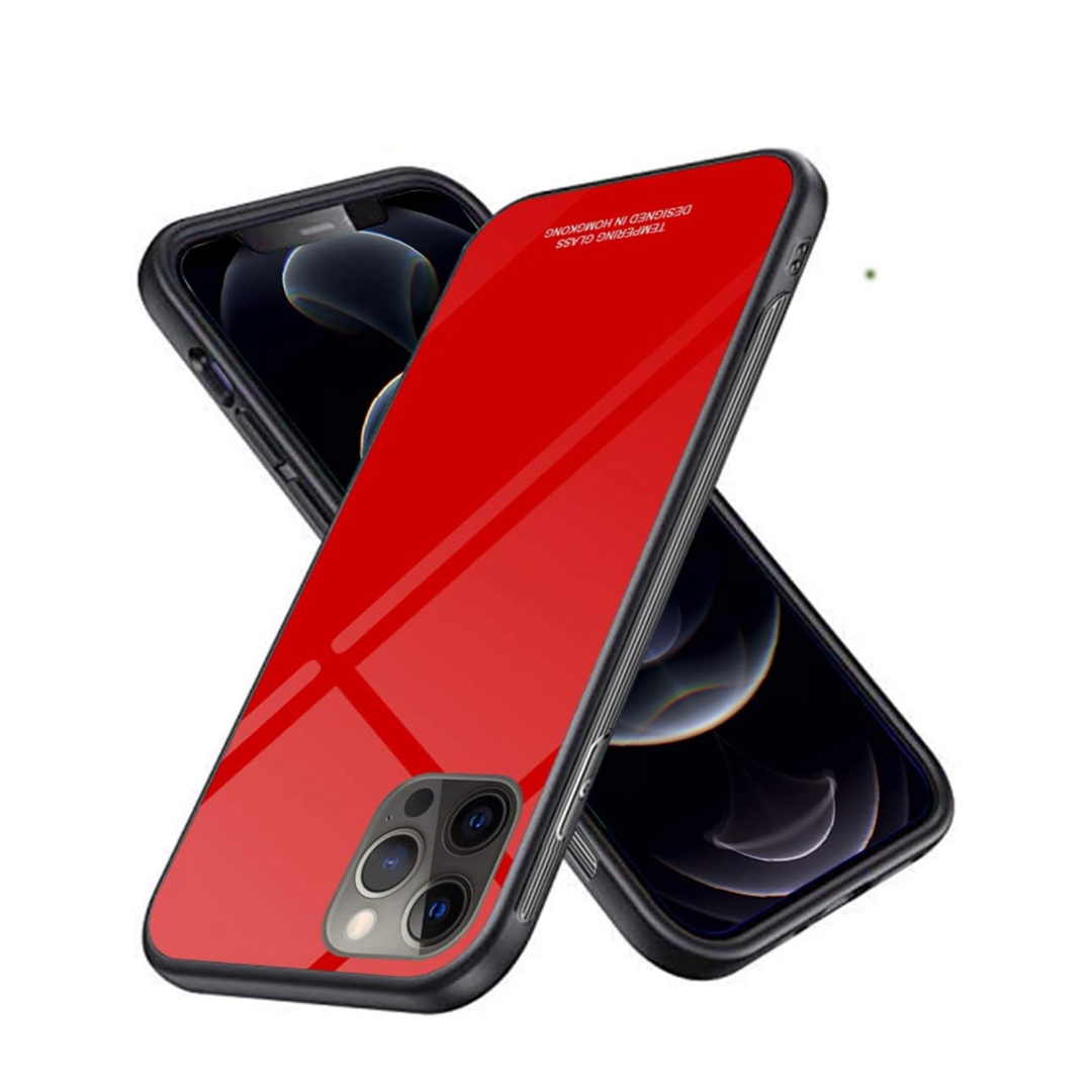 iPhone11 ProMax用スマホケース 艶レッド スマホ/家電/カメラのスマホアクセサリー(iPhoneケース)の商品写真