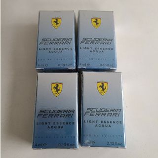 フェラーリ(Ferrari)の新品未開封Ferrari　フェラーリ　ライトエッセンス　アクア　オードトワレ4m(香水(男性用))