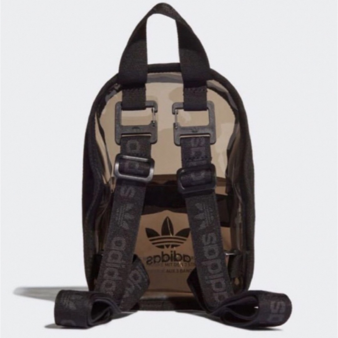 adidas(アディダス)の【新品未使用】◆adidas◆ミニリュック◆クリアブラック◆ミニバックパック レディースのバッグ(リュック/バックパック)の商品写真