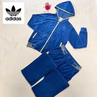 アディダス(adidas)のadidas レディース タオル地 セットアップ パーカー(パーカー)