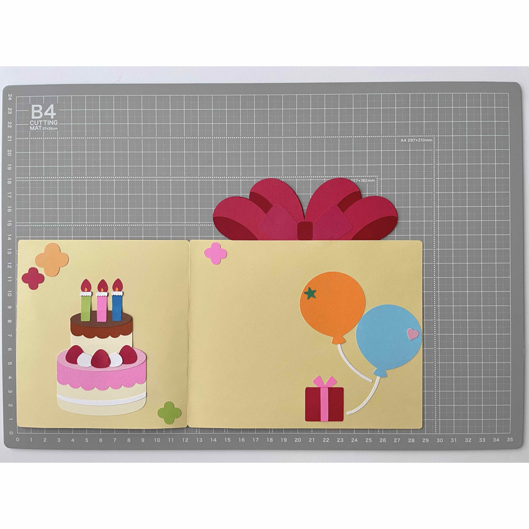 受注生産】お誕生日カード 誕生カード 手作り バースデーカード