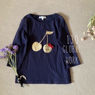 GLOBAL WORK - GLOBALWORKグローバルワーク✾⑅ さくらんぼ柄トップス130