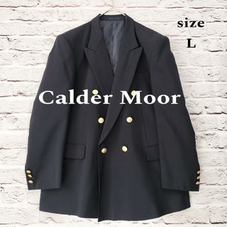 【金ボタン】Calder Moor ダブル テーラードジャケット 紺ブレ(テーラードジャケット)