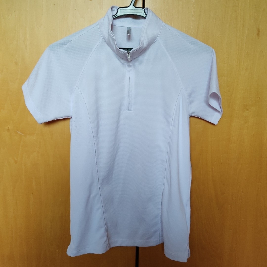 UNIQLO(ユニクロ)のユニクロ　ポロシャツ　透けにくい　スポーツウェア　レディースM レディースのトップス(ポロシャツ)の商品写真