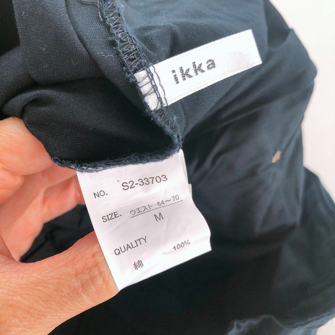 ikka(イッカ)のikka♡ベルト付き2WAYスカート♡ネイビーM♡春夏コーデ♡美品♡イッカ♡ レディースのスカート(ロングスカート)の商品写真