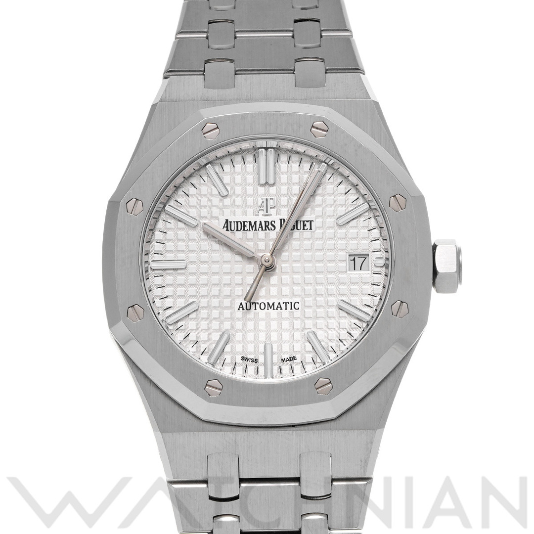 AUDEMARS PIGUET(オーデマピゲ)の中古 オーデマ ピゲ AUDEMARS PIGUET 15450ST.OO.1256ST.01 シルバー ユニセックス 腕時計 レディースのファッション小物(腕時計)の商品写真