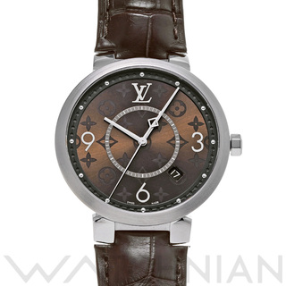 ルイヴィトン(LOUIS VUITTON)の中古 ルイ ヴィトン LOUIS VUITTON QA005Z ブラウン メンズ 腕時計(腕時計(アナログ))
