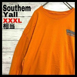 g95 US古着　Southern Y’all　長袖Tシャツ　フットボール(Tシャツ/カットソー(七分/長袖))