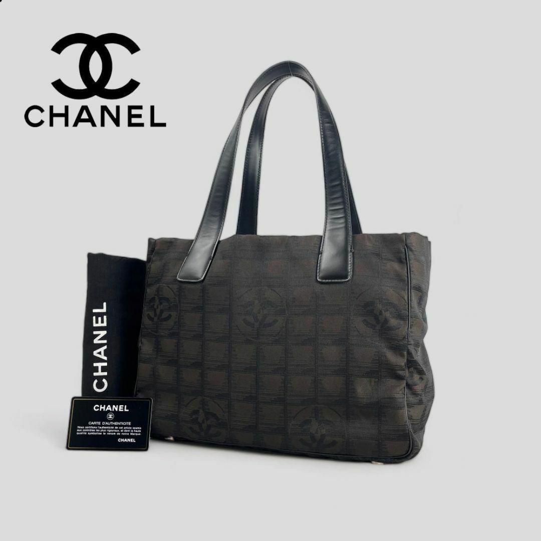 CHANEL(シャネル)のほぼ未使用●CHANEL● ニュートラベルライン トートPM ハンドバッグ レディースのバッグ(ハンドバッグ)の商品写真