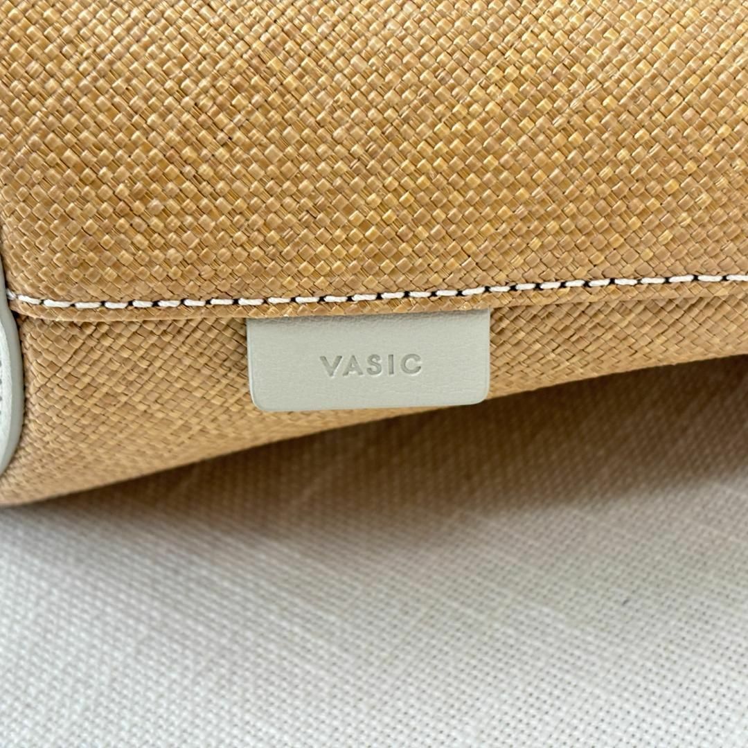 VASIC(ヴァジック)の未使用 ヴァジック VASKET トートバッグ 春夏 かごバッグ 上品 ベージュ レディースのバッグ(トートバッグ)の商品写真