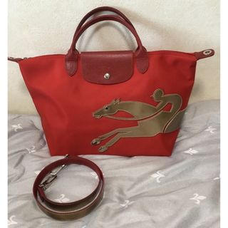 ロンシャン(LONGCHAMP)の最終お値下げ❣️ロンシャン　トート　ショルダー2WAYバッグ　レア❤︎(トートバッグ)