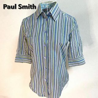 Paul Smith - ポールスミス　ストライプ　柄　シャツ　半袖　ブラウス　お洒落