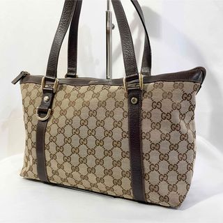 グッチ(Gucci)の正規品 GUCCI グッチ ハンドバッグ GGキャンバス アビー ベージュ 鞄(トートバッグ)