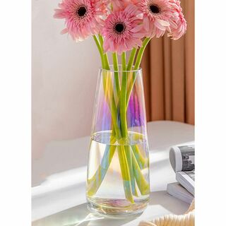 【色: 透明マルチカラー】【Yuuming】ガラス フラワーベース 花器 花瓶 (その他)