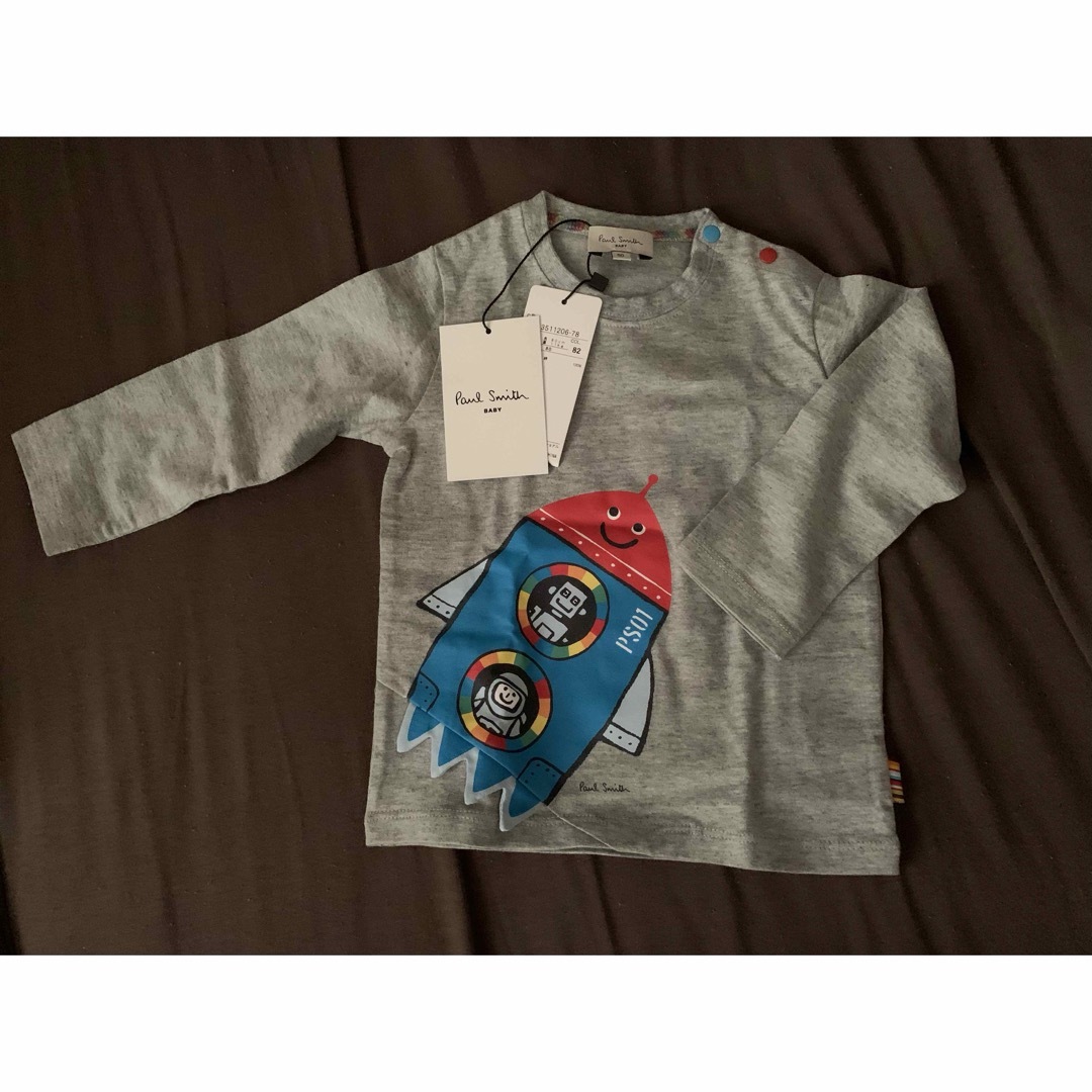 Paul Smith(ポールスミス)のてるてる様専用新品未使用♪ Paul Smith Baby ロンT 80 キッズ/ベビー/マタニティのベビー服(~85cm)(Ｔシャツ)の商品写真