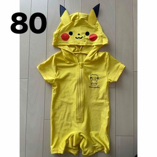 ポケモン(ポケモン)のモンポケ　ポケモン　ピカチュー　水着　スイムウェア　80(水着)