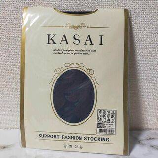 新品未使用品 KASAI 花柄 ストッキング フリーサイズ(タイツ/ストッキング)