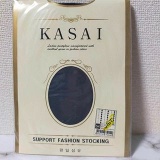 新品未使用品 KASAI ダイス柄 ストッキング フリーサイズ(タイツ/ストッキング)