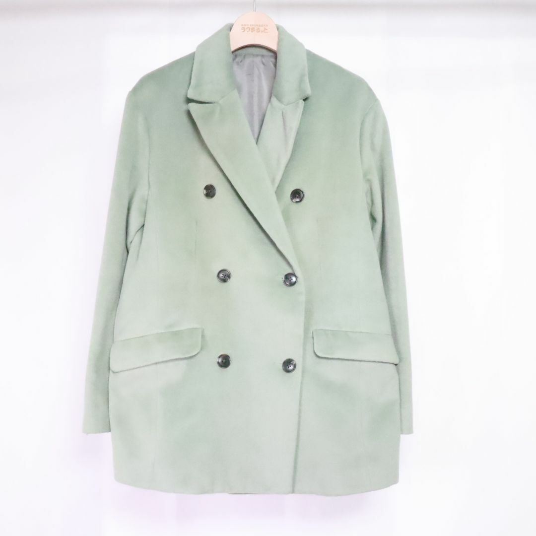 VIS　ビス　ショートコート　緑　Ｓ レディースのジャケット/アウター(その他)の商品写真