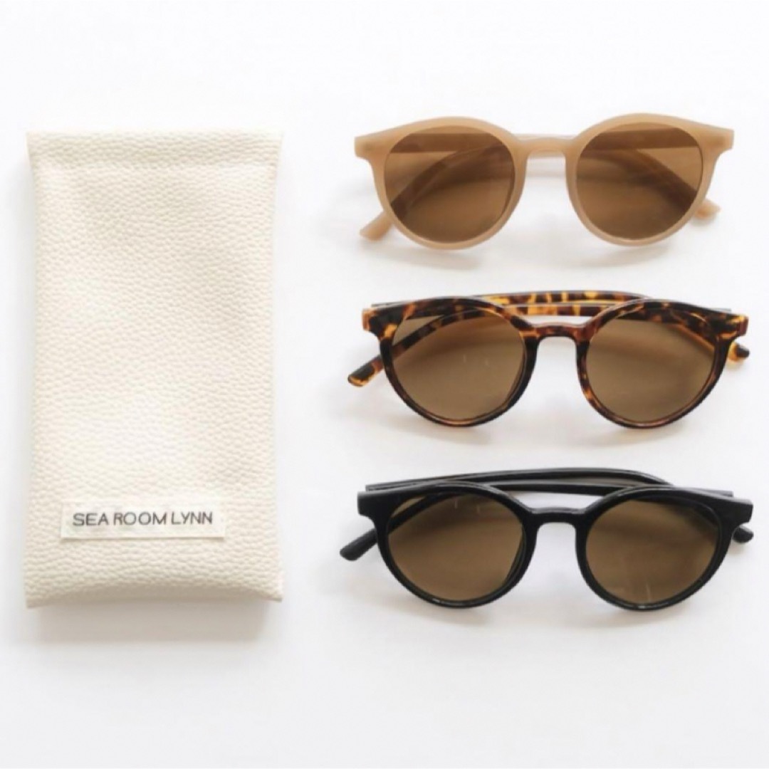 SeaRoomlynn(シールームリン)のSearoomlynn  Oval Sunglasses ベージュ サングラス レディースのファッション小物(サングラス/メガネ)の商品写真