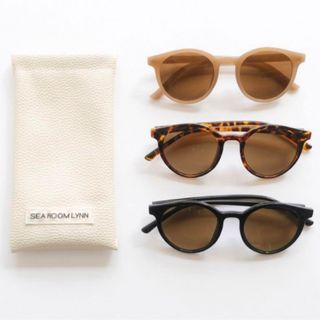 シールームリン(SeaRoomlynn)のSearoomlynn  Oval Sunglasses ベージュ サングラス(サングラス/メガネ)