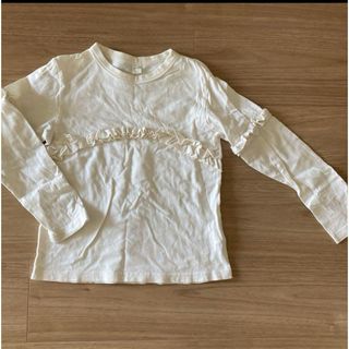 アプレレクール(apres les cours)のアプレレクール　フリル付長袖カットソー　120(Tシャツ/カットソー)