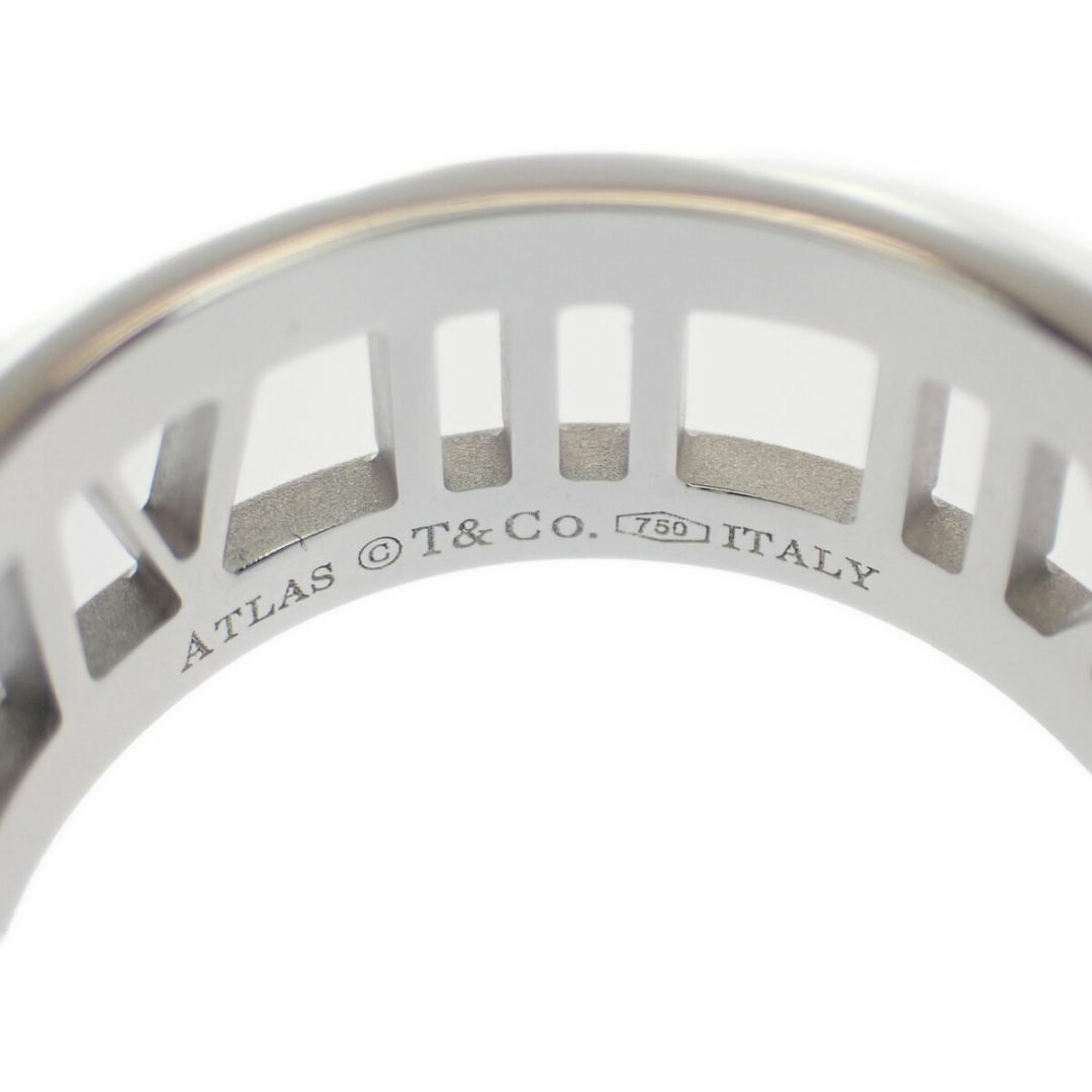 Tiffany & Co.(ティファニー)の【Tiffany & Co.】K18WG 3PD アトラス オープンリング 指輪 レディースのアクセサリー(リング(指輪))の商品写真