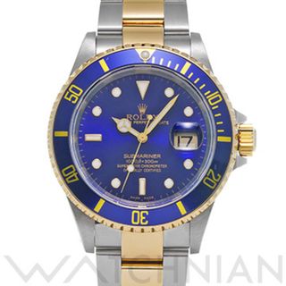 ロレックス(ROLEX)の中古 ロレックス ROLEX 16613 A番(2000年頃製造) ブルー メンズ 腕時計(腕時計(アナログ))