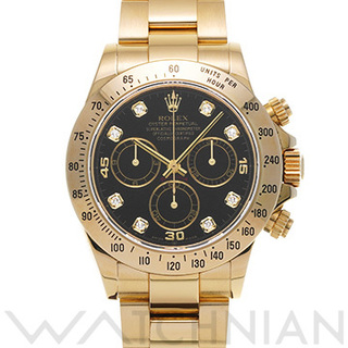 ロレックス(ROLEX)の中古 ロレックス ROLEX 116528G P番(2001年頃製造) ブラック /ダイヤモンド メンズ 腕時計(腕時計(アナログ))
