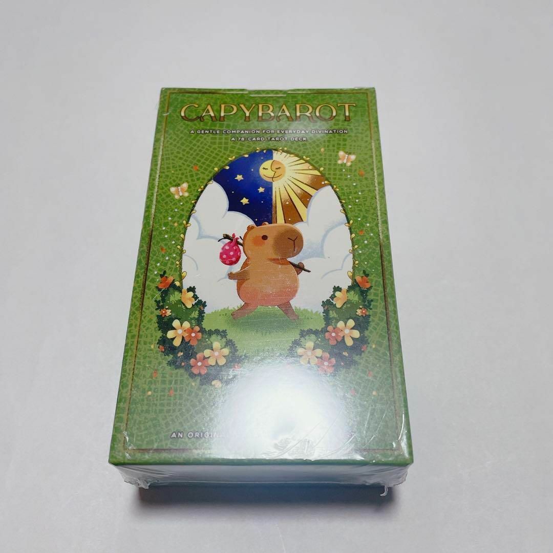 カピバラ タロットカード オラクル CAPYBAROT 占星術 スピリチュアル エンタメ/ホビーのテーブルゲーム/ホビー(その他)の商品写真